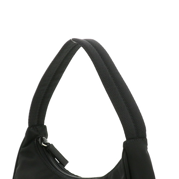 Prada Handle Black Handbag Pouch Nylon - Picture 1 of 5